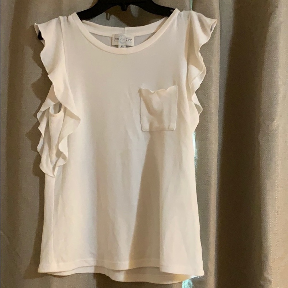 White tank top